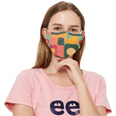 Geometric Design 08 Fitted Cloth Face Mask (adult)