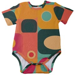 Geometric Design 08 Baby Short Sleeve Bodysuit