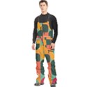 Geometric Design 08 Men s Front Zip Ski And Snowboard Bib Pants View2