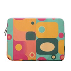 Geometric Design 08 13  Vertical Laptop Sleeve Case With Pocket by myclothy