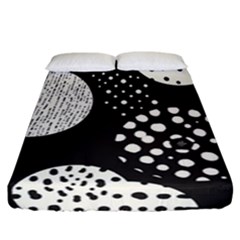 Geometric Design 09 Fitted Sheet (california King Size) by myclothy