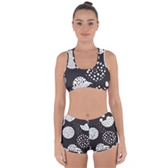 Geometric Design 09 Racerback Boyleg Bikini Set