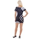 Geometric Design 09 Short Sleeve Asymmetric Mini Dress View2