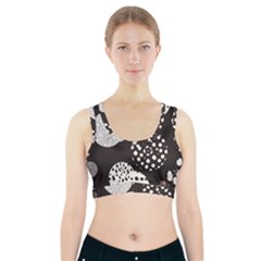 Geometric Design 09 Sports Bra With Pocket