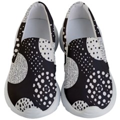 Geometric Design 09 Kids Lightweight Slip Ons