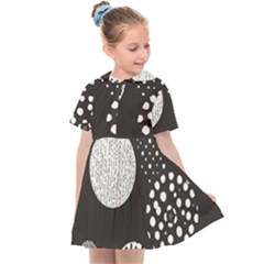 Geometric Design 09 Kids  Sailor Dress