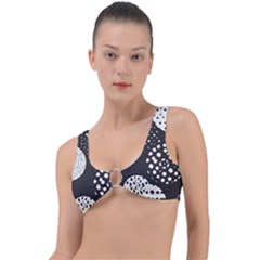 Geometric Design 09 Ring Detail Bikini Top by myclothy