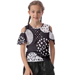 Geometric Design 09 Kids  Butterfly Cutout T-shirt