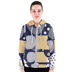 Geometric Design 10 Women s Zipper Hoodie