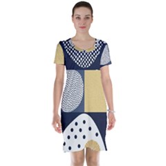 Geometric Design 10 Short Sleeve Nightdress