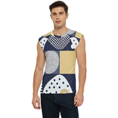 Geometric Design 10 Men s Raglan Cap Sleeve T-shirt