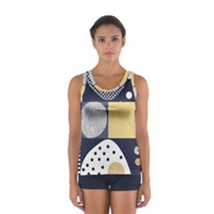 Geometric Design 10 Sport Tank Top  by myclothy