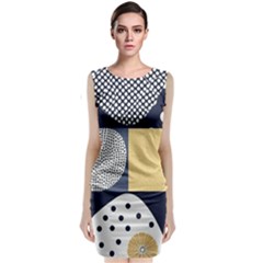 Geometric Design 10 Classic Sleeveless Midi Dress