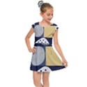 Geometric Design 10 Kids  Cap Sleeve Dress View1