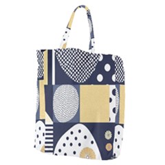 Geometric Design 10 Giant Grocery Tote