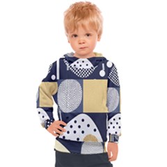 Geometric Design 10 Kids  Hooded Pullover