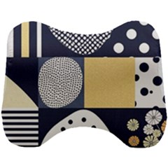 Geometric Design 10 Head Support Cushion