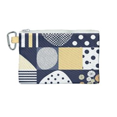 Geometric Design 10 Canvas Cosmetic Bag (medium)