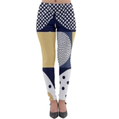 Geometric Design 10 Lightweight Velour Leggings