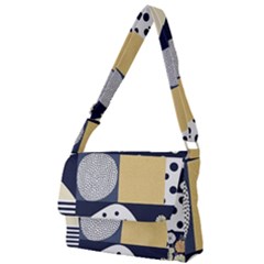 Geometric Design 10 Full Print Messenger Bag (s) by myclothy