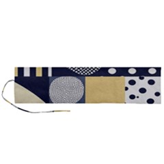 Geometric Design 10 Roll Up Canvas Pencil Holder (l) by myclothy