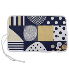 Geometric Design 10 Pen Storage Case (l)