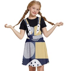 Geometric Design 10 Kids  Apron Dress