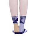 Geometric Design 10 Smooth Crew Length Tube Socks View4