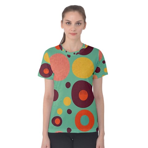 Geometric Design 11 Women s Cotton T-shirt by myclothy