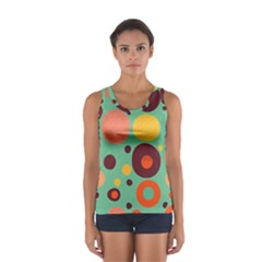 Geometric Design 11 Sport Tank Top  by myclothy