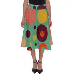 Geometric Design 11 Perfect Length Midi Skirt