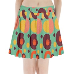 Geometric Design 11 Pleated Mini Skirt