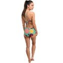 Geometric Design 11 Halter Tankini Set View2