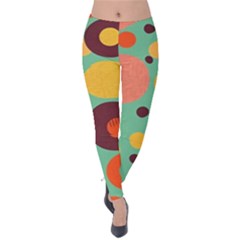 Geometric Design 11 Velvet Leggings