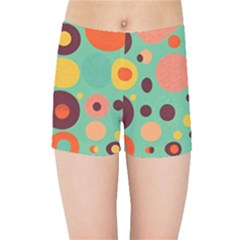 Geometric Design 11 Kids  Sports Shorts