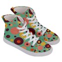 Geometric Design 11 Women s Hi-Top Skate Sneakers View3