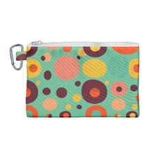 Geometric Design 11 Canvas Cosmetic Bag (medium)