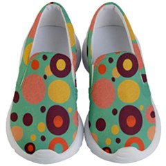 Geometric Design 11 Kids Lightweight Slip Ons