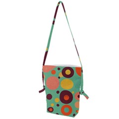 Geometric Design 11 Folding Shoulder Bag