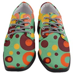 Geometric Design 11 Women Heeled Oxford Shoes