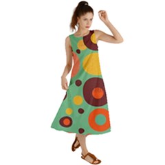 Geometric Design 11 Summer Maxi Dress