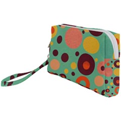 Geometric Design 11 Wristlet Pouch Bag (small)