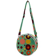 Geometric Design 11 Crossbody Circle Bag