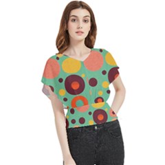 Geometric Design 11 Butterfly Chiffon Blouse