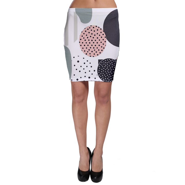 Geometric Design 12 Bodycon Skirt