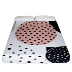 Geometric Design 12 Fitted Sheet (king Size)