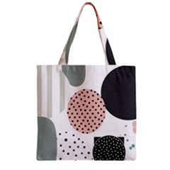 Geometric Design 12 Zipper Grocery Tote Bag