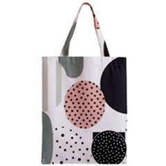 Geometric Design 12 Zipper Classic Tote Bag