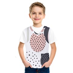 Geometric Design 12 Kids  Basketball Tank Top