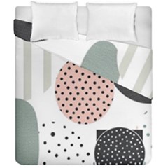 Geometric Design 12 Duvet Cover Double Side (california King Size)